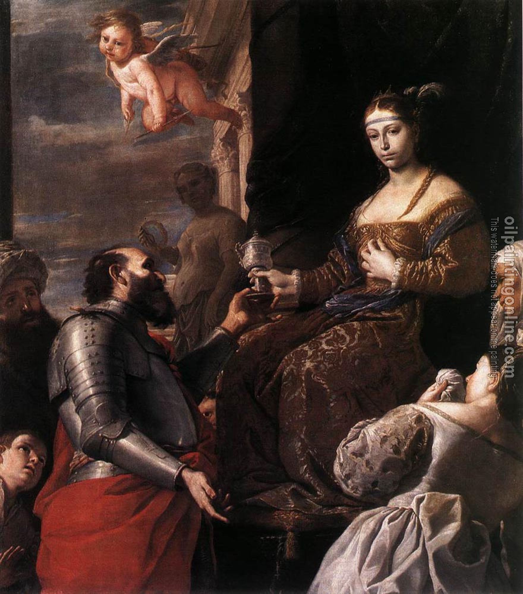 Mattia Preti - Sophonisba Receiving The Goblet